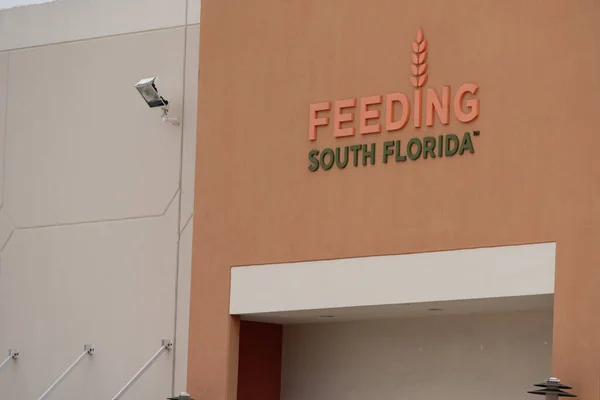 Feeding South Florida Food Bank Building Logo — Stock Photo, Image