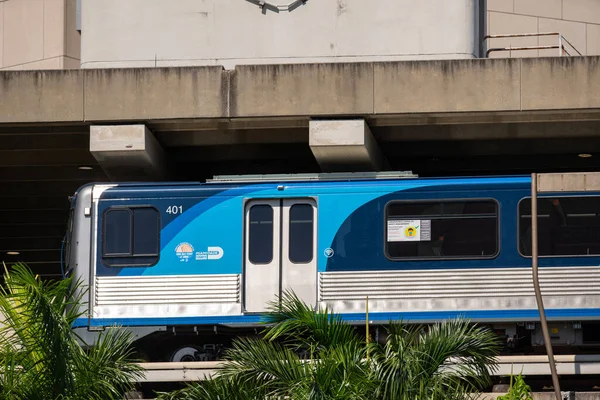 迈阿密地铁转乘列车 — 图库照片
