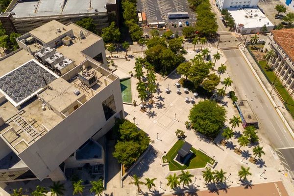 Miami Dade Community College Downtown Miami Aerial Photo — Stock Photo, Image