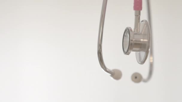 Stetoskop Asılıyor Ham Video — Stok video