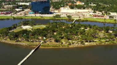 Hava Videosu: Manatee Adası Daytona Sahili Florida