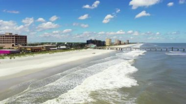 Hava durumu JAX Beach FL 'in Coronavirus Covid 19 salgını yüzünden kapandığını gösteriyor.