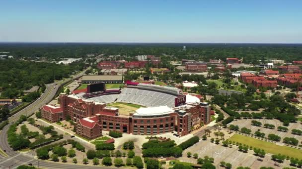 Clip Aerea Doak Campbell Stadium Fsu Campus — Video Stock