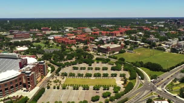 Aerials Florida State University Fsu Campus Tour — Stockvideo