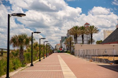 Jacksonville Sahili yaya yolu fotoğrafı.