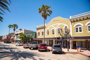 Daytona Beach FL ABD 'deki dükkanların fotoğrafı