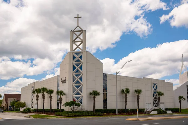 Beach Church Jacksonville Usa — стоковое фото