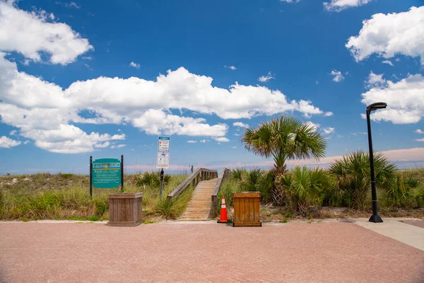 Пешеходный Вход Jacksonville Beach — стоковое фото