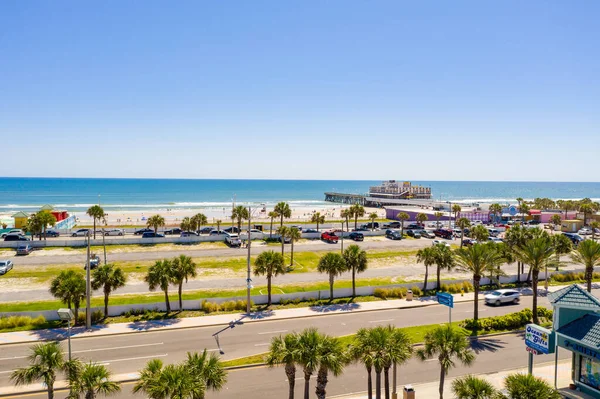 Daytona Beach Heropend Nadat Coronavirus Covid Sociale Afstand Afsloot — Stockfoto