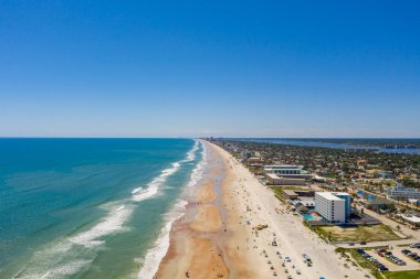 Daytona Beach FL 'de hava fotoğrafı hafta sonu.
