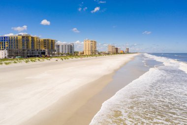 Coronavirus Covid 19 plajı Jacksonville FL ABD 'yi kapattı.