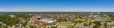 Aerial panorama Florida State University FSU and Doak Campbell Stadium clipart