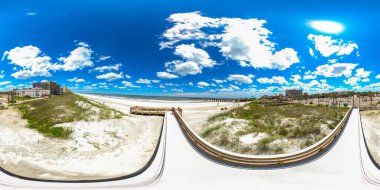 Jacksonville Sahili 'ne yürüme yolu FL 360 sanal gerçeklik