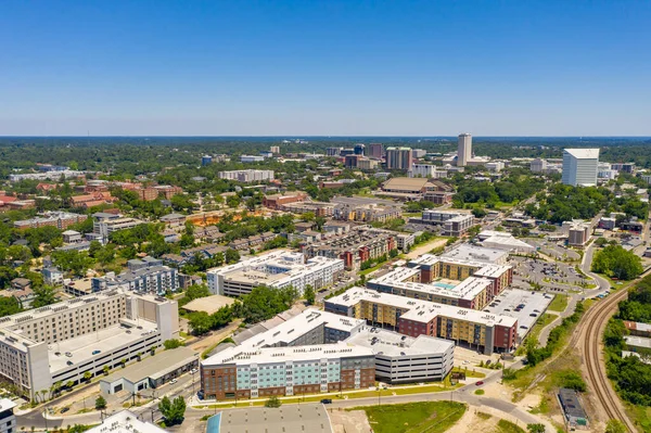 College Town Florida State University Studentów Mieszkaniowych Widok Centrum Tallahassee — Zdjęcie stockowe