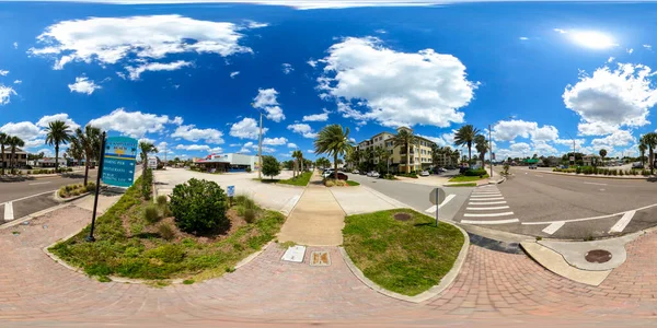 360 Equirettangolare Foto Jacksonville Beach — Foto Stock