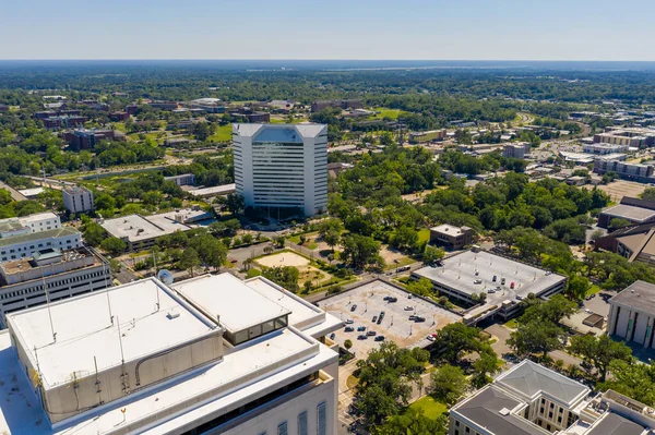 Tallahassee Şehir Merkezindeki Hava Görüntüsü — Stok fotoğraf