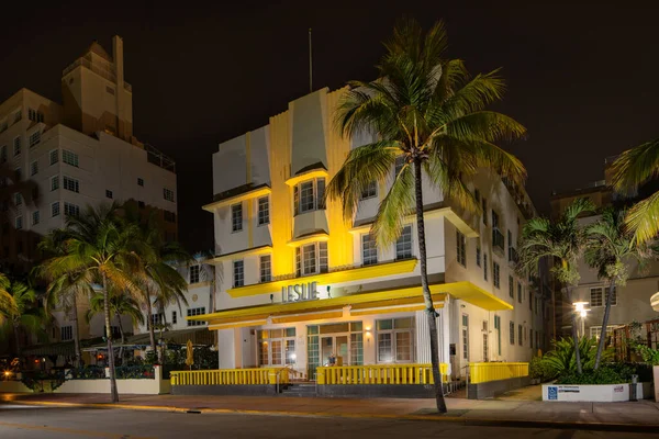 Leslie Hotel Government Ordered Shut Coronavirus Covid Miami Beach — Stock Photo, Image