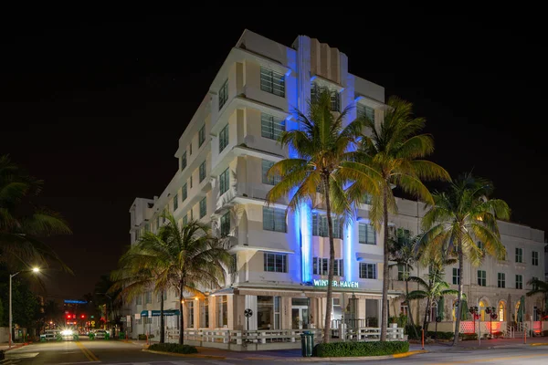 Winter Haven Hotel Miami Beach Während Coronavirus Covid Pandemie Geschlossen — Stockfoto