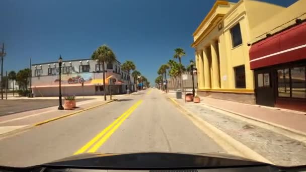 Daytona Beach Закриття Через Coronavirus Covid Пандемію — стокове відео