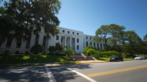 Holland Building Downtown Tallahassee Usa — Stock Video