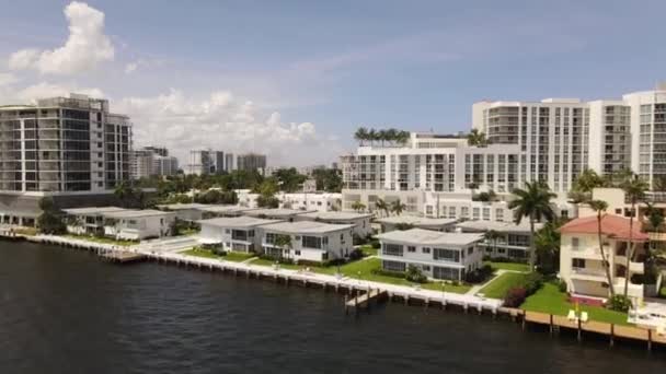 Жилые Здания Fort Lauderdale 60P — стоковое видео