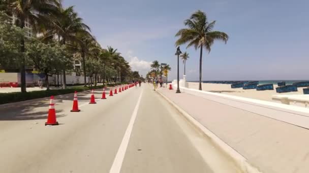 Πλάνα Κίνησης Εδάφους Fort Lauderdale 60P — Αρχείο Βίντεο