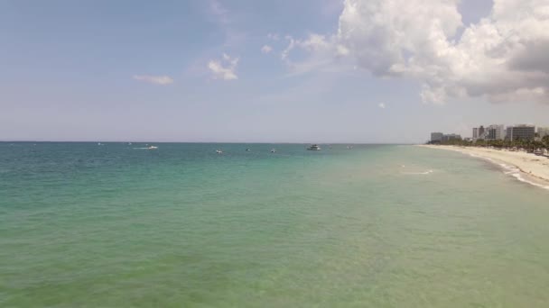 Fort Lauderdale Βάρκες Στον Ωκεανό 60P — Αρχείο Βίντεο