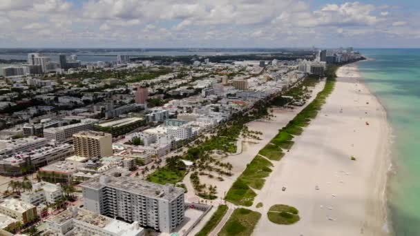 Skönhetsbilder Miami Beach 60P — Stockvideo