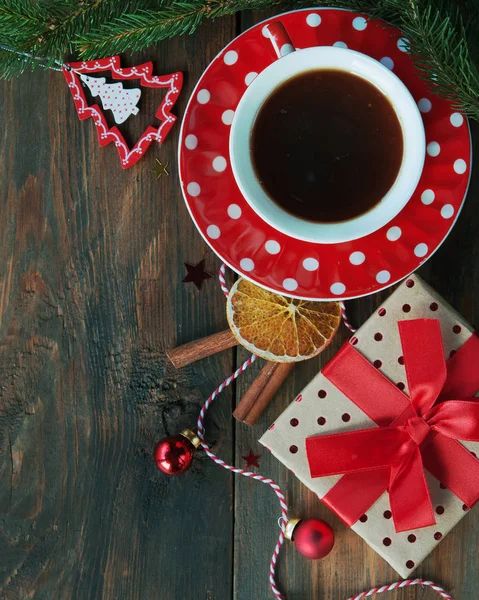 Boże Narodzenie herbata tło — Zdjęcie stockowe