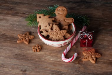 Zencefilli kurabiye kase