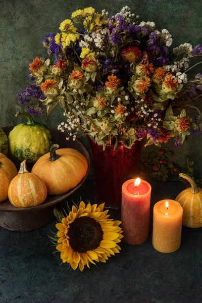 感謝祭のテーブルの装飾 — ストック写真