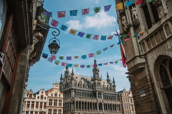 Brusel Belgie Srpna 2018 Grand Place Bruselu Belgie Nejdůležitější Turistická — Stock fotografie