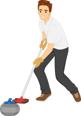 Adam Curling illüstrasyon
