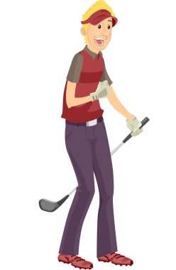 Adam ateş topu Golf