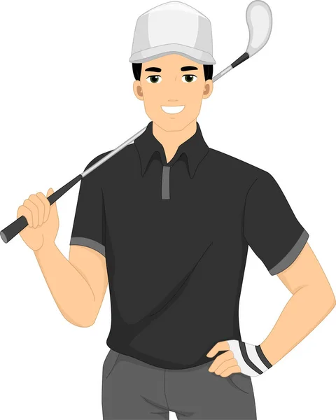 Man Golf Club — Stock Photo, Image