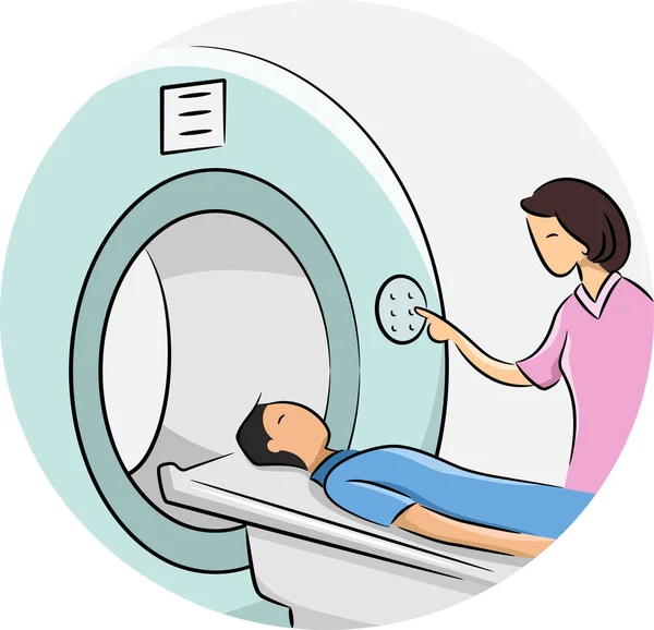 Ilustración de escaneo de radiología —  Fotos de Stock