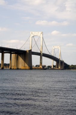 Throgs Neck Bridge - New York - Connecting Queens to the Bronx clipart