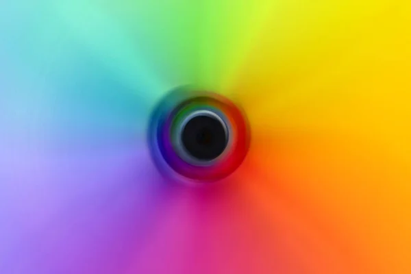 Abstrakte Verschwommene Regenbogenfarbe Rad — Stockfoto