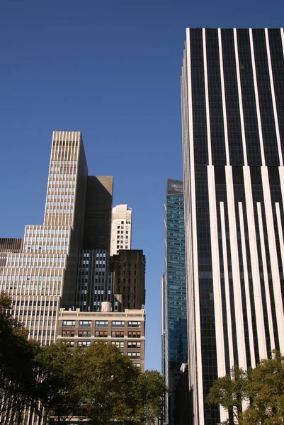 New York City Office Apartment Buildings — Stock Photo, Image