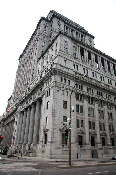 Törvényszék Épületet Montreal Kanada — Stock Fotó