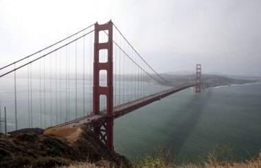 San Francisco California 'daki Golden Gate Köprüsü