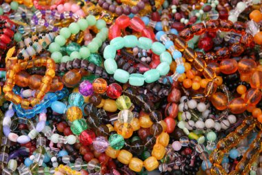 Kadının boncuk bilezik atış kapatın