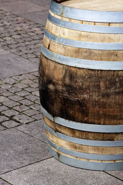 Wine Barrel Made of Wood on Ground