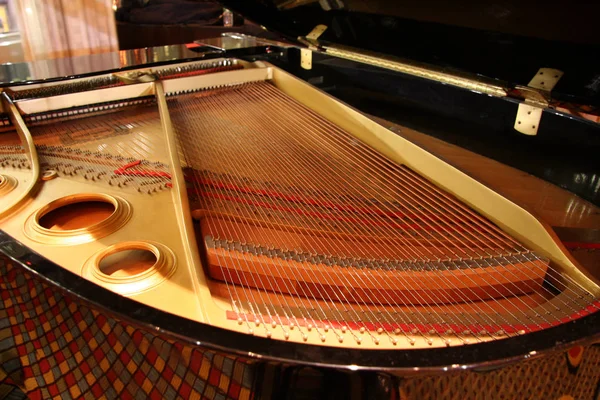 Kuyruklu Piyano Yakın Içine Kadar Atış — Stok fotoğraf