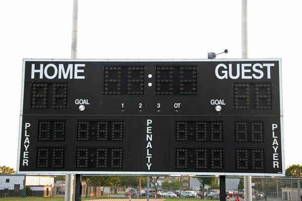 Scoreboard Esportes Dia Tempo Tiro — Fotografia de Stock