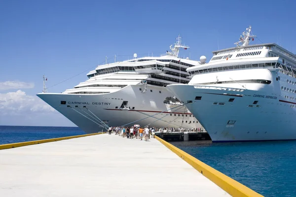 Marzo 2009 Cozumel México Cruceros Puerto — Foto de Stock