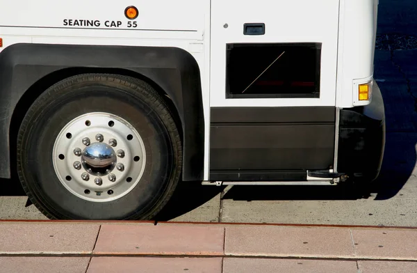 Bus Waiting Passengers New York Stop — Stock Photo, Image