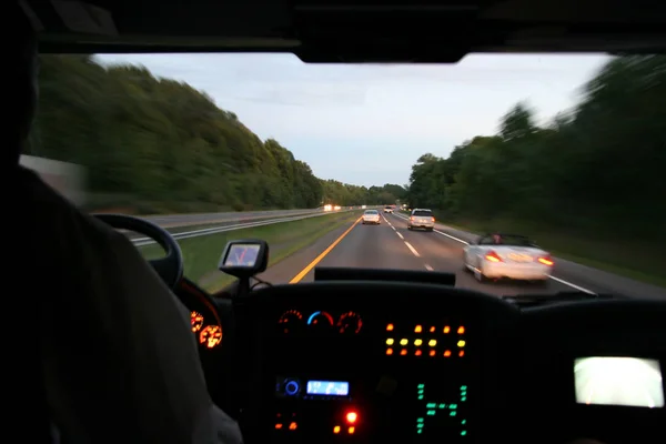 Traveling Bus — Stock Photo, Image