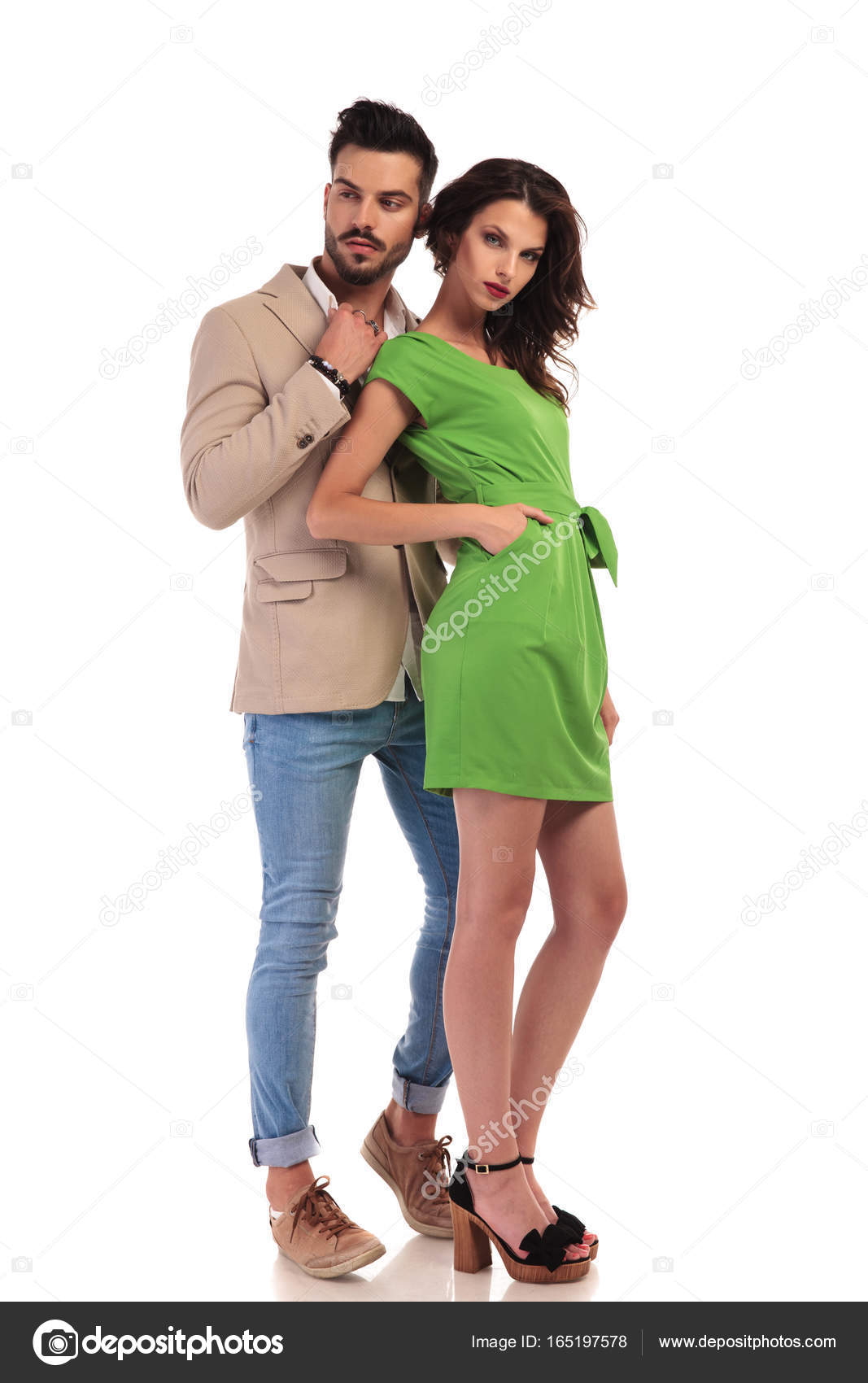 modern couple dress