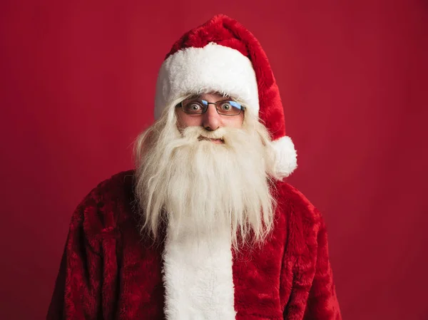 Babbo Natale stupito — Foto Stock